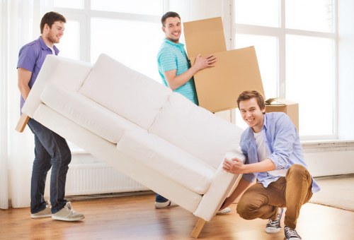 Safe transportation with a removal truck