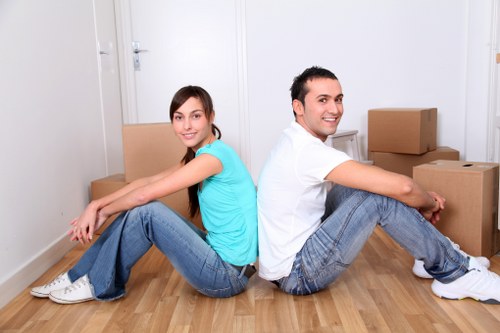 A family preparing for a move in Manandvan Millbank