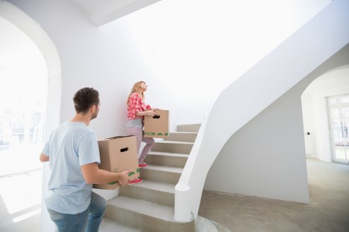Unloading household items at a new home in Manandvan Millbank